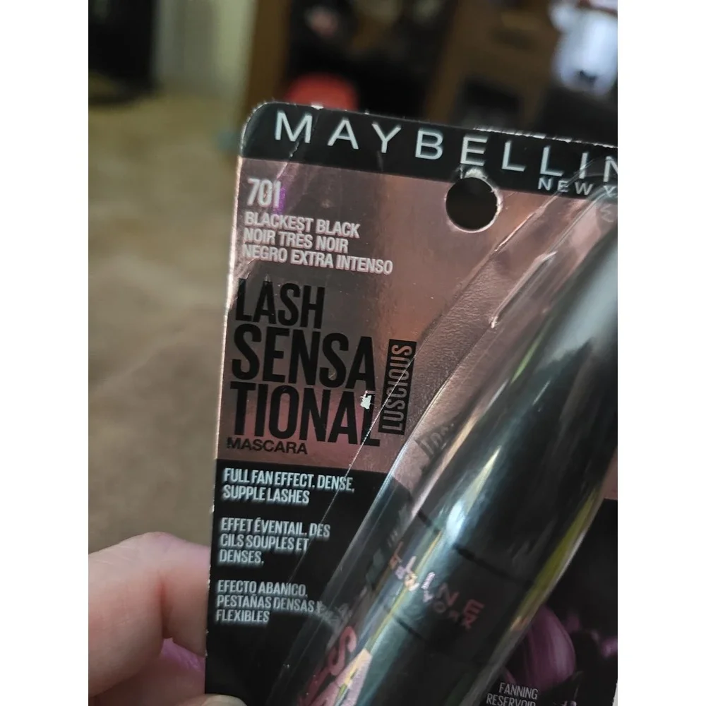 Maybelline NY Lash Sensational Luscious Washable Mascara 701 Blackest Black